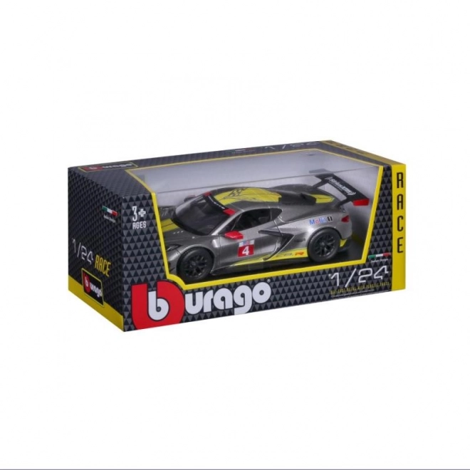 Bburago Racing 2020 Chevrolet Corvette C8R Model Car