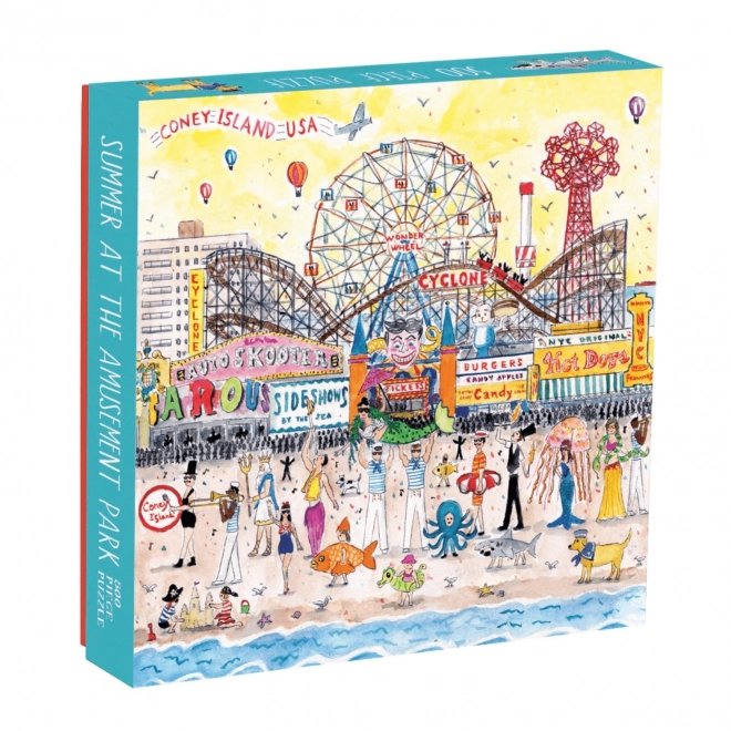 Galison puzzle summer at the amusement park 500 pieces