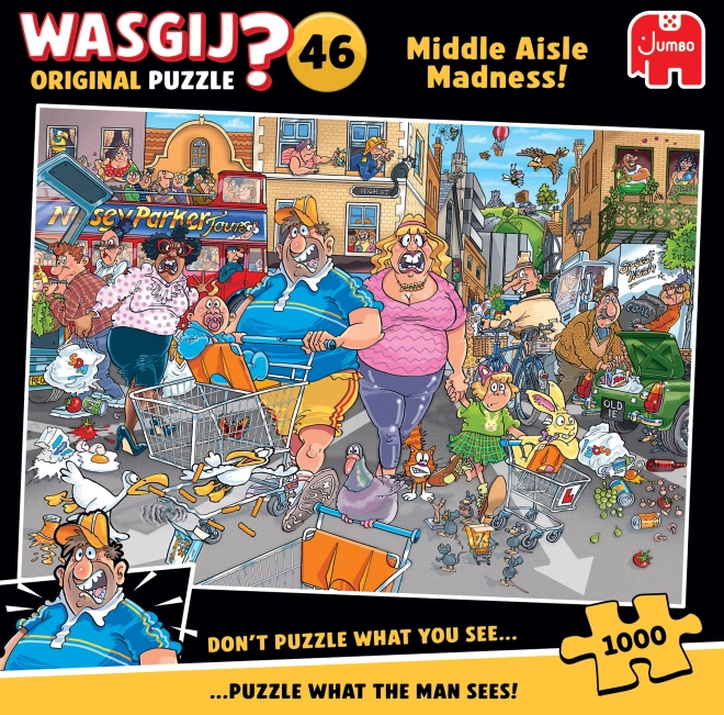 Jumbo Puzzle Wasgij: Follia in via centrale 1000 pezzi