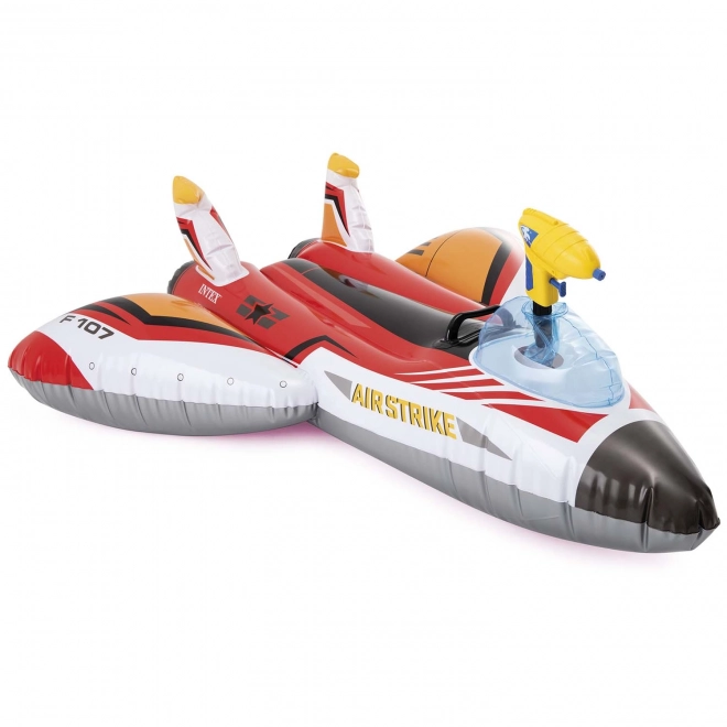 Inflatable airplane with water cannon, red INTEX 57536