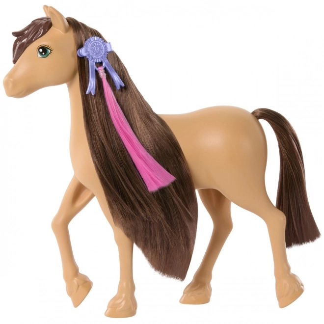 Barbie Horse Pepper with Brown Styling Hair