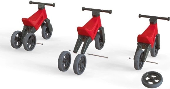 2-en-1 : du tricycle à la draisienne à deux roues en quelques minutes