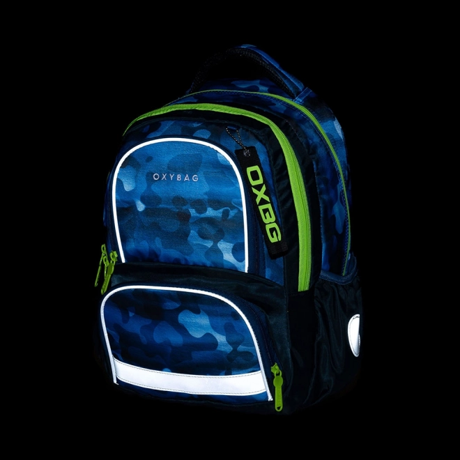 Oxy Next Camo Blue School Backpack