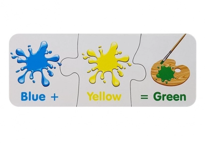 Educational Puzzle Colors English