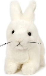 White Plush Rabbit 15 cm