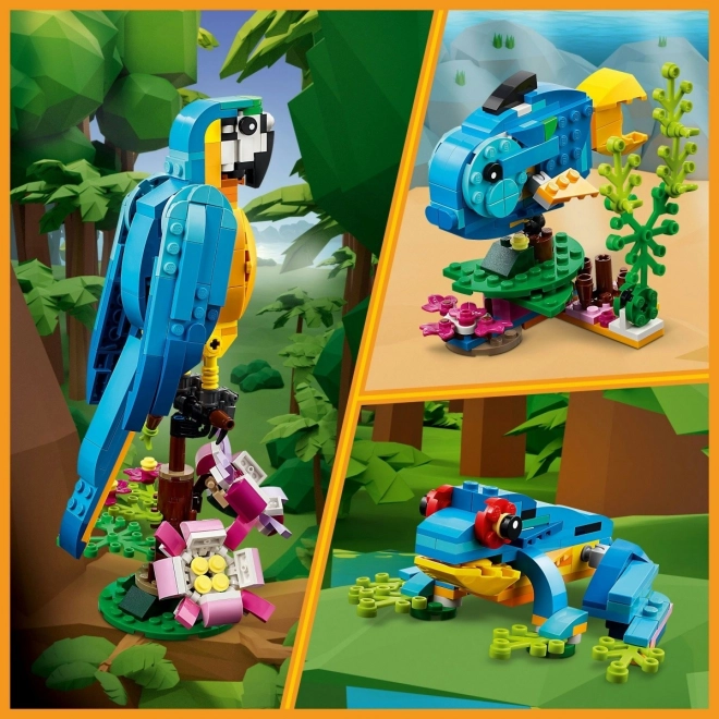 Exotic Parrot LEGO Set