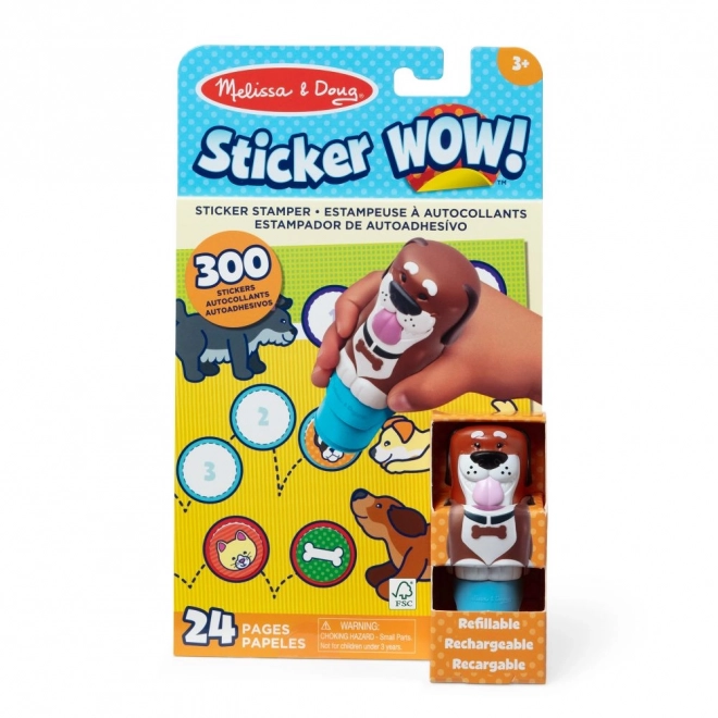 Sticker WOW! Paw Print Stamp with Stickers