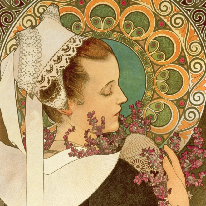 Alfons Mucha jegyzetnaptár 2026