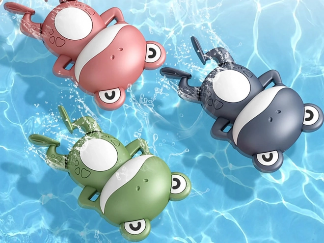 Wind-Up Floating Bath Frog Toy