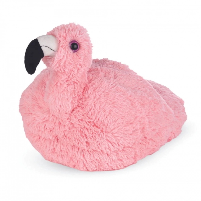 Cozy Noxxiez Warm Plush Flamingo Slippers