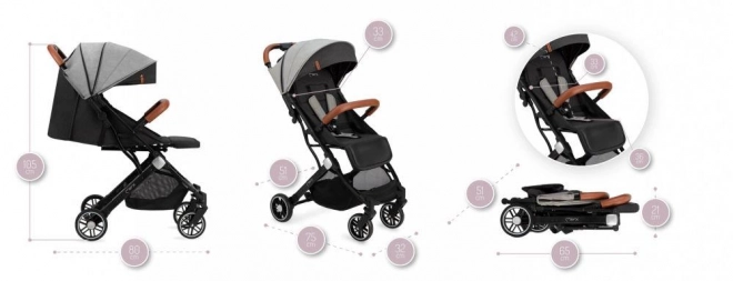 momi estelle sports stroller grey