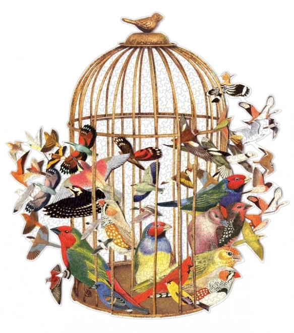 Galison Puzzle Bouquet of Birds 750 Pieces