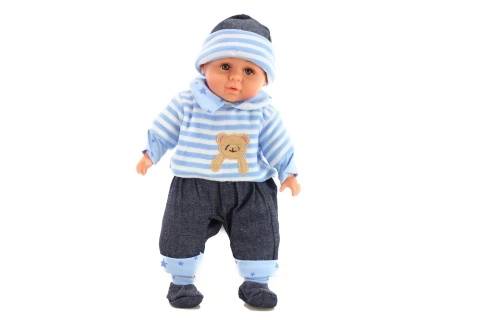 Baby Boy Doll with Removable Pajamas