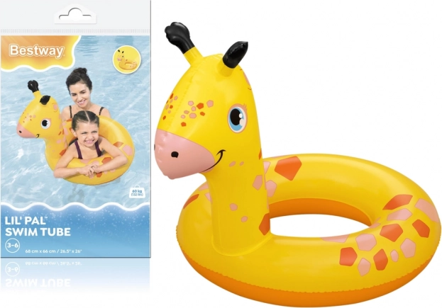Inflatable Ring Giraffe 68 x 66 cm Bestway