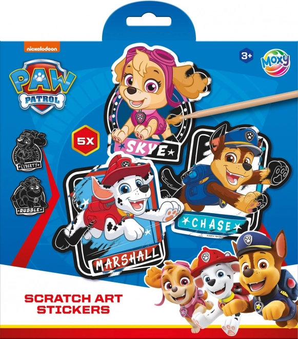 Creative Scratch Sticker Set Paw Patrol