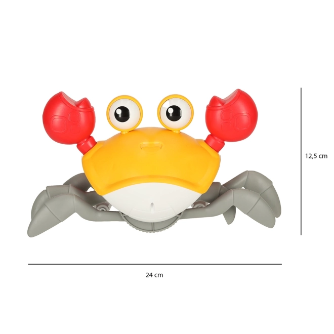 Interactive Crawling Crab Toy with Sound – Orange