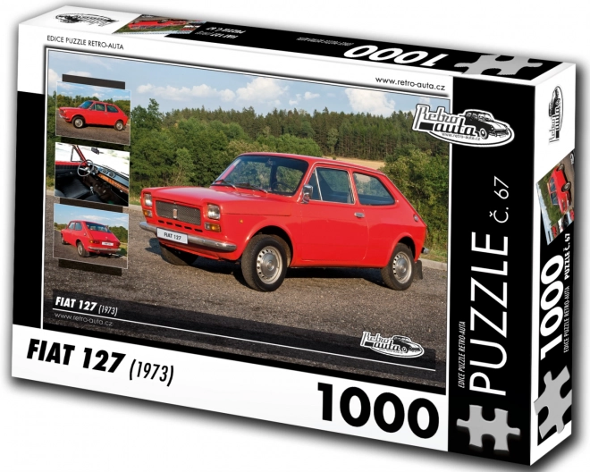 Retro Cars Puzzle Fiat 127 1973