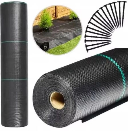 tessuto agro nero 1,1x50m UV 135g con ancore