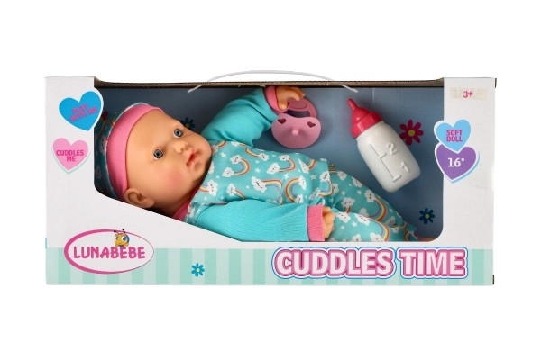 Soft Baby Doll with Bottle and Pacifier