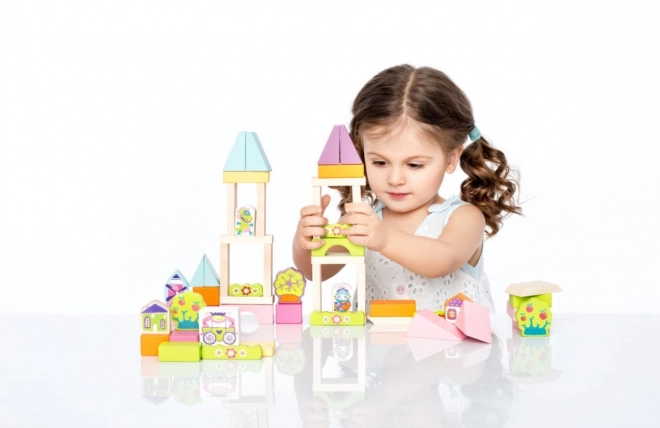 Fairy Tale City Wooden Building Blocks