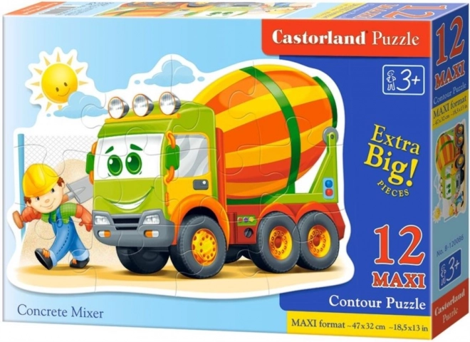 Castorland cement mixer puzzle maxi