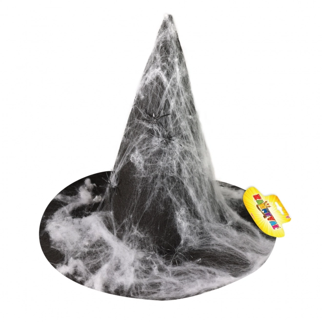 Witch Hat with Spiderweb for Adults