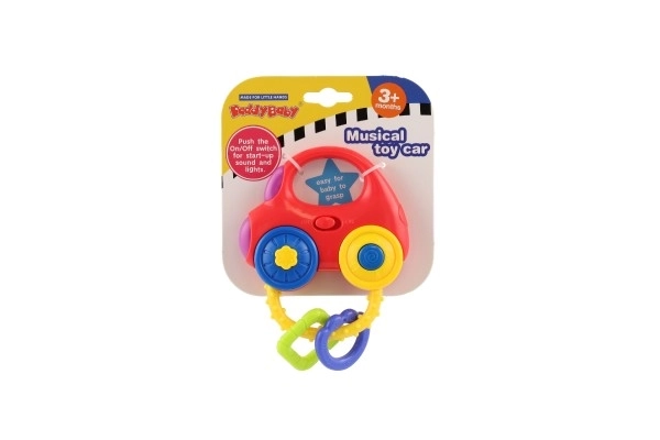 Baby Toy Car Rattle with Lights and Sound