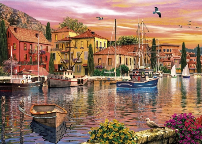 Sailboats at Sunset 2x500 Piece Puzzle