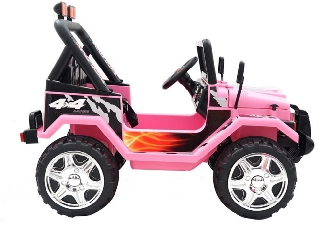 Pink Battery-Powered Car for Kids