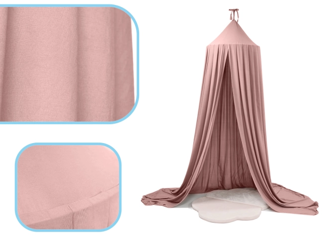 Soft pink and elegant drape