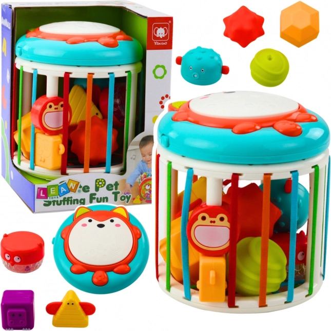 Interactive Sensory Cube with Fox, Lights and Sounds