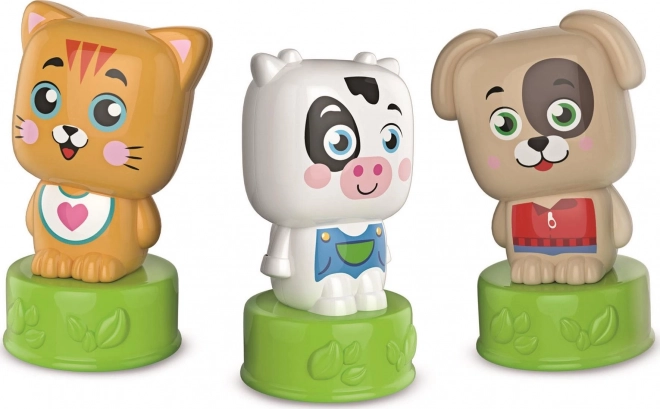 Soft Clemmy Animal Playset with Book