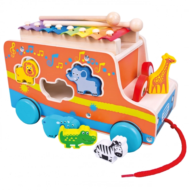 Bino Shape Sorter Truck with Xylophone