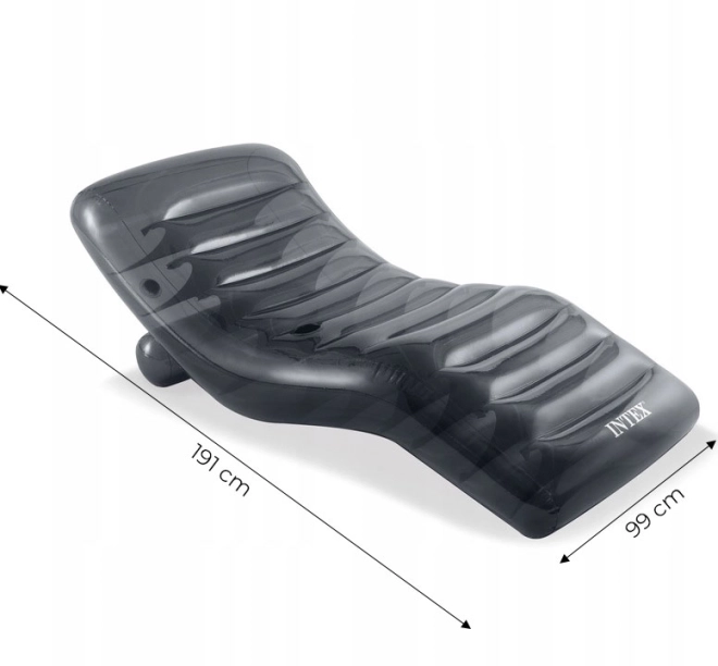 56875EU Intex Inflatable Gray Lounger
