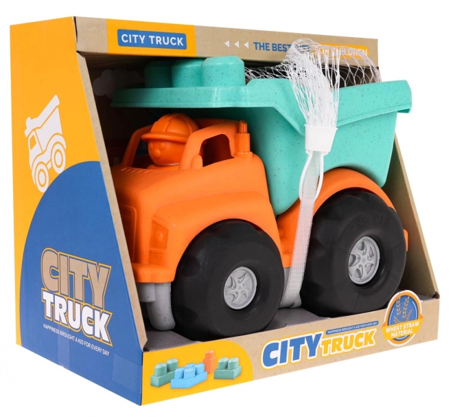 Eco-friendly Dump Truck with Blocks