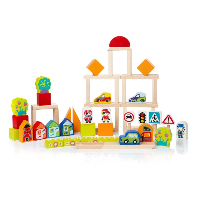 City Transport Wooden Construction Set