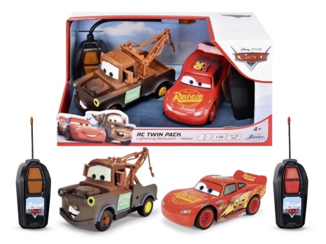 RC Cars Lightning McQueen and Mater Twin Pack