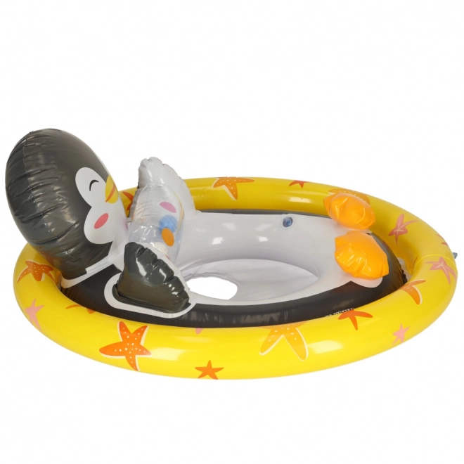 Inflatable Penguin Swim Ring for Children