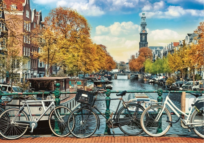 Trefl Puzzle Wanderlust: Autumn in Amsterdam 1000 Pieces