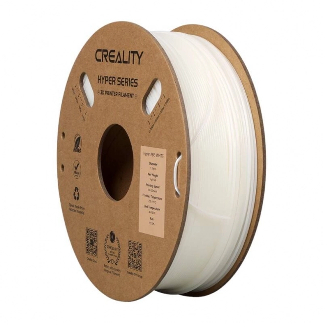 White Hyper ABS Filament by Creality