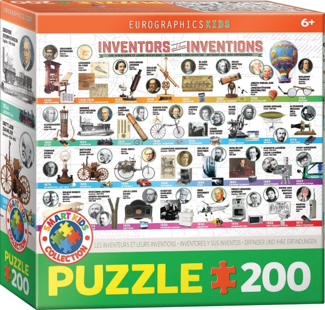 Eurographics Puzzle Great Inventions 200 Pieces