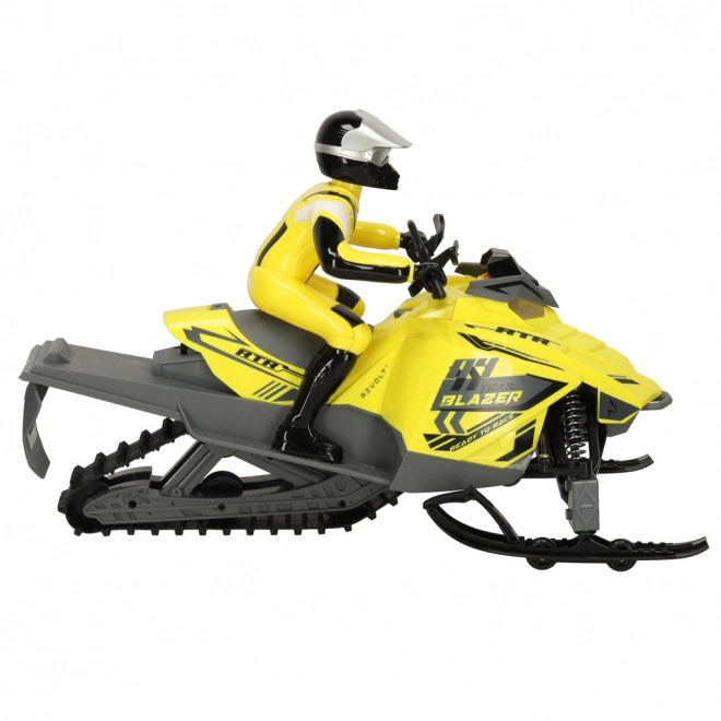 Remote Controlled Snowmobile Trail Blazer Yellow