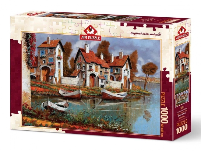 Art Puzzle Houses in Circle Italy 1000 Pieces