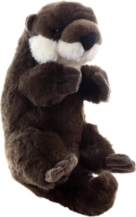 Lontra ecologica di peluche 20 cm
