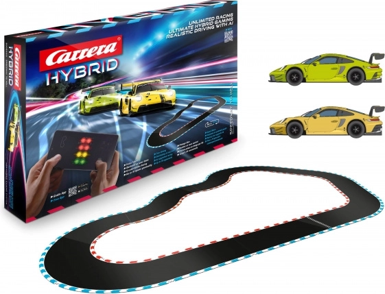 Pista Carrera Hybrid Speedway to Hell 6,09 m con auto Porsche 911
