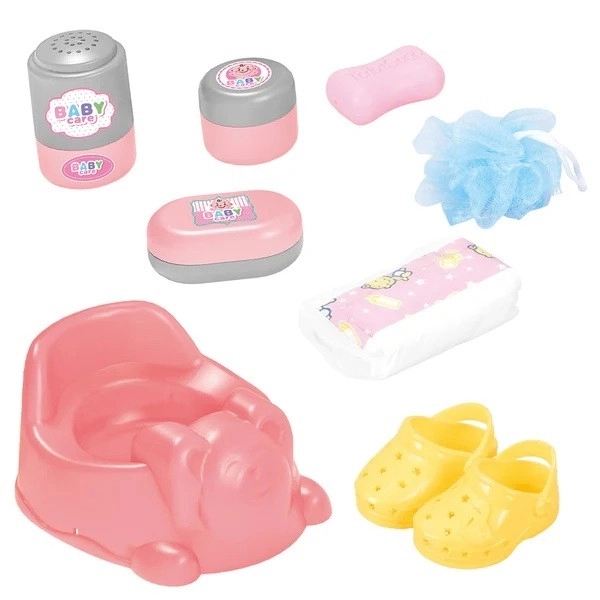 Doll Tosia with Bath Set