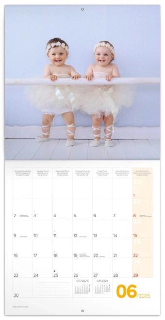 Notique Calendar Babies Featuring Photos by Vera Zlevorova