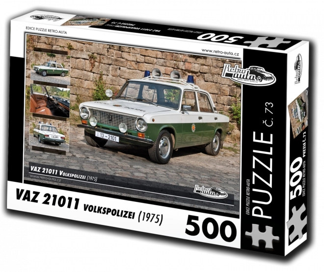 Retro Cars Puzzle VAZ 21011 Police Edition 1975