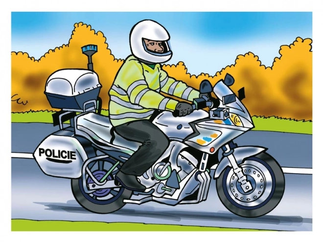 Police Coloring Book for Kids