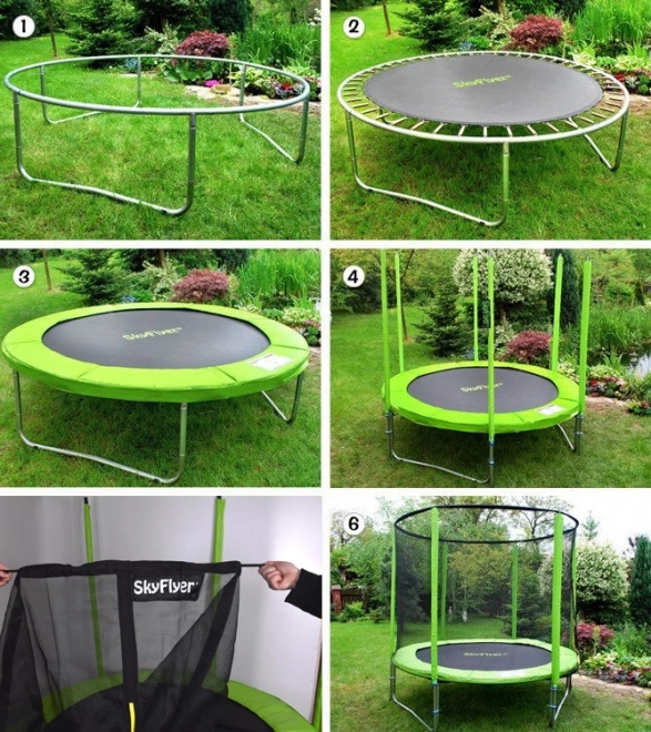 Outdoor Trampoline with Safety Net